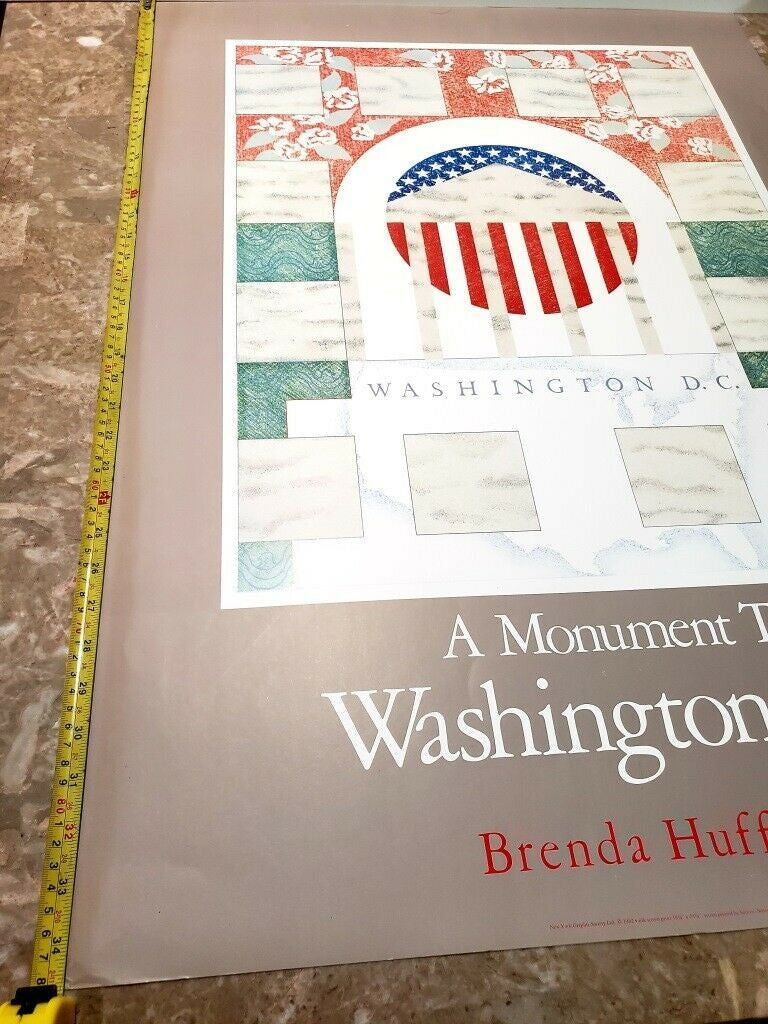 Original Brenda Hoffman A Monument to Washington DC Art Print