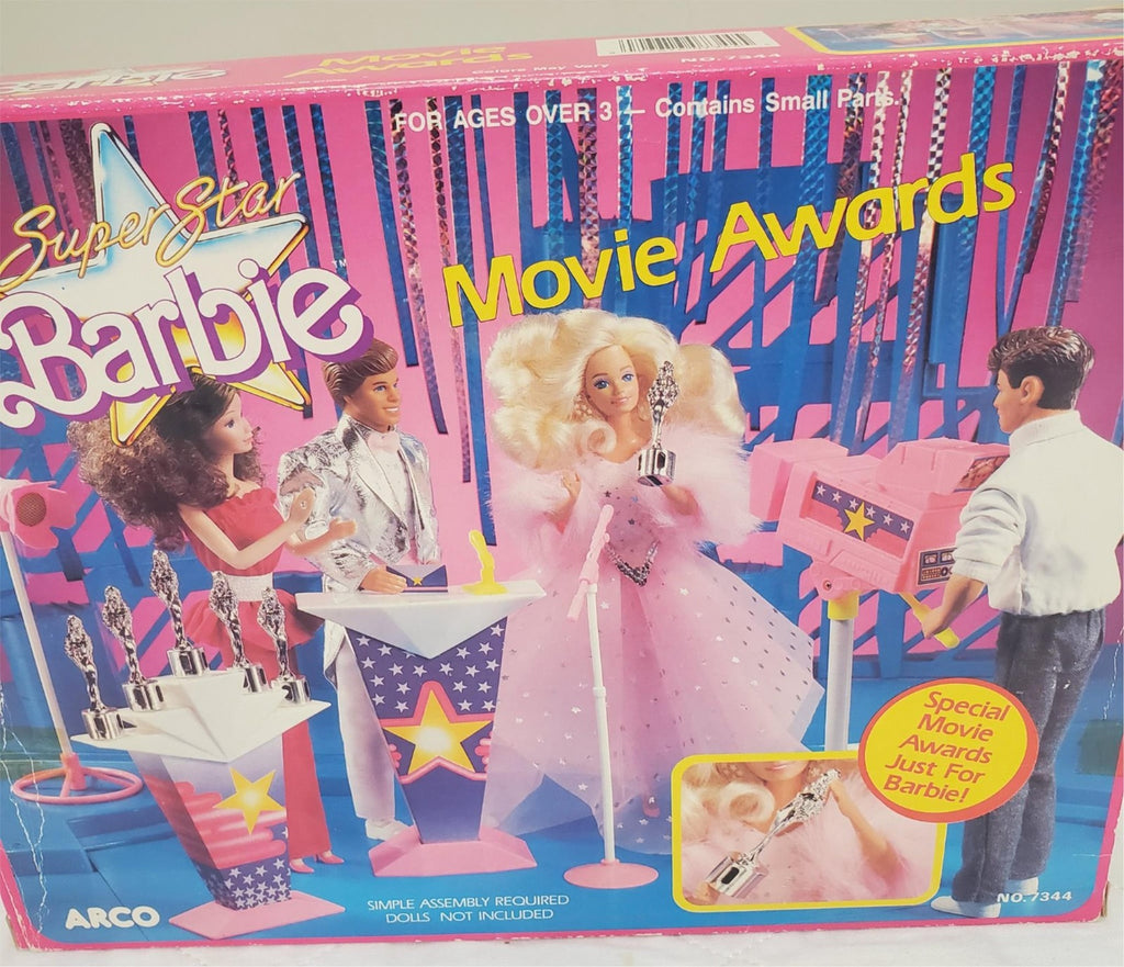 Arco 1988 Mattel Super Star Barbie Movie Awards Playset