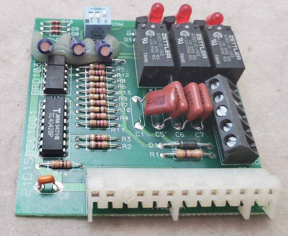 Used Trane Zettler Zone/Bypass Control Card Zzcardal010 21D150561G01 1150561