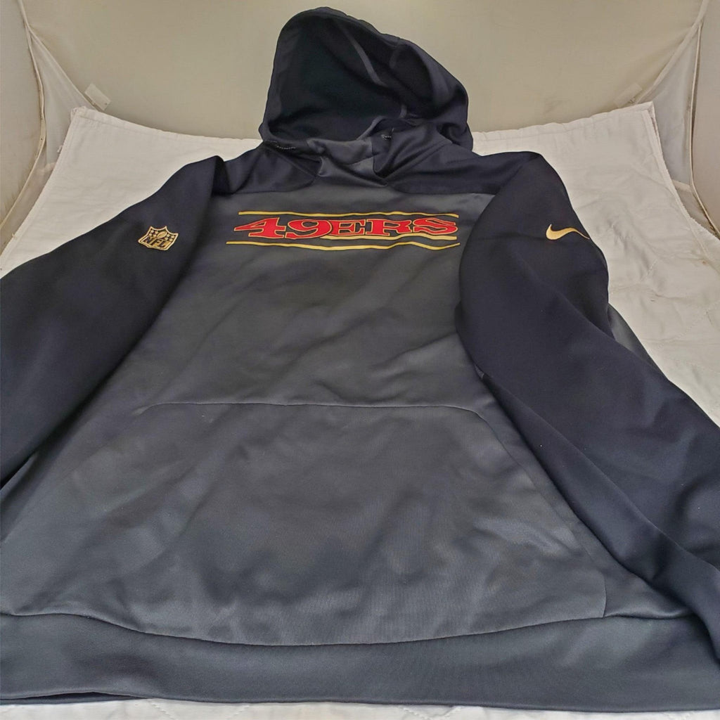 Nike Men's XXL NFL Therma-FIT Black Pullover Hoodie