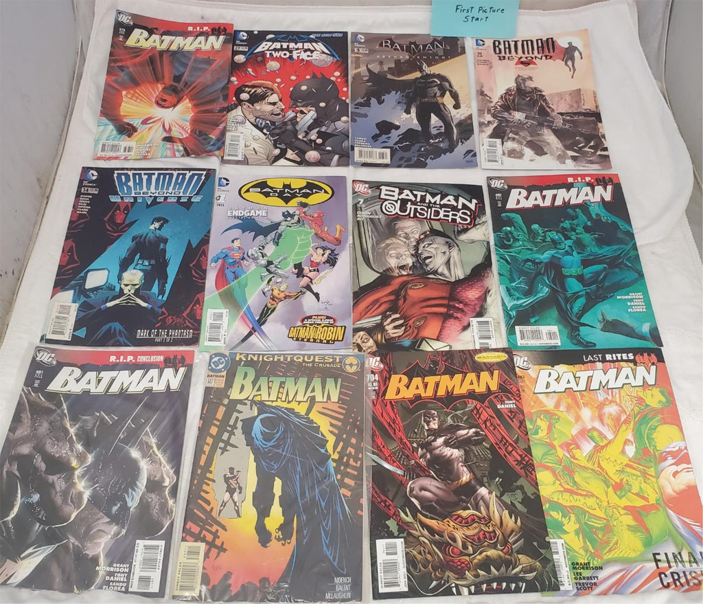  Lot of 12 Batman DC Comic Books #1