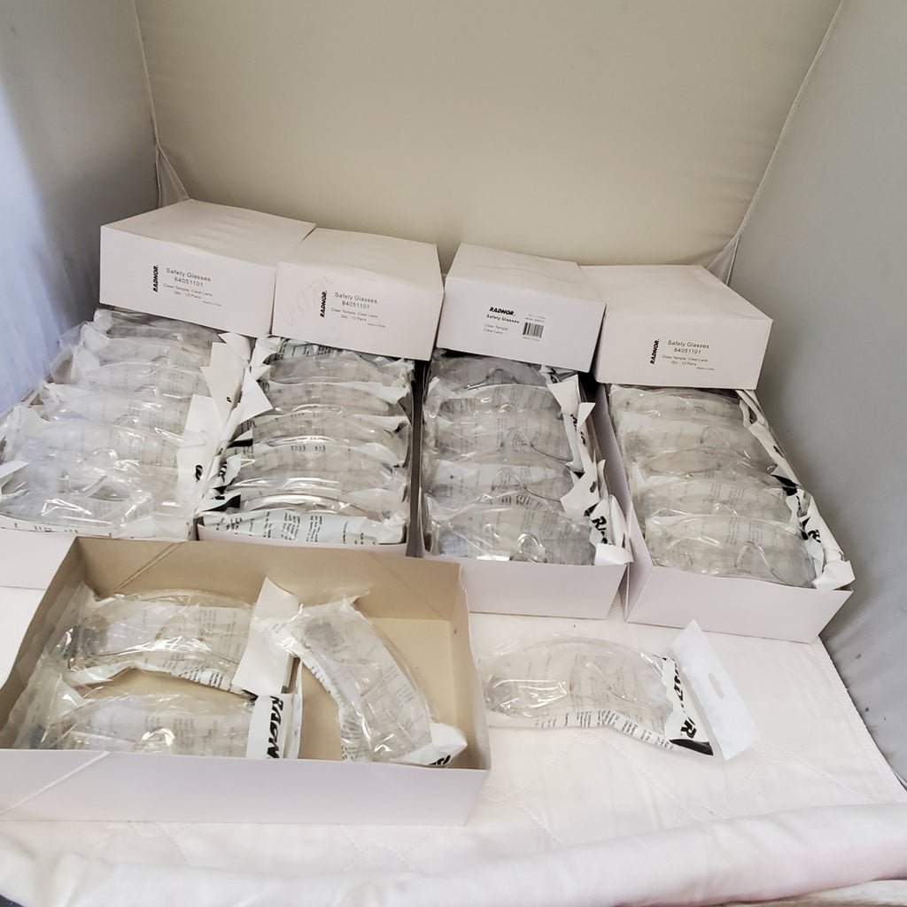 Radnor Visitor Spec Series Safety Glasses Clear Frame Clear Polycarbonate Lens
