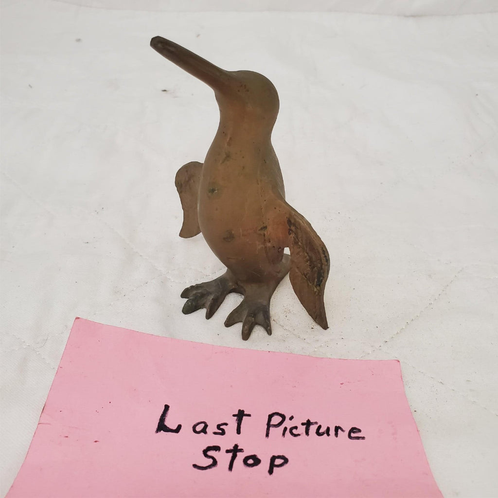 Vintage Brass Metal Penguin Figurine