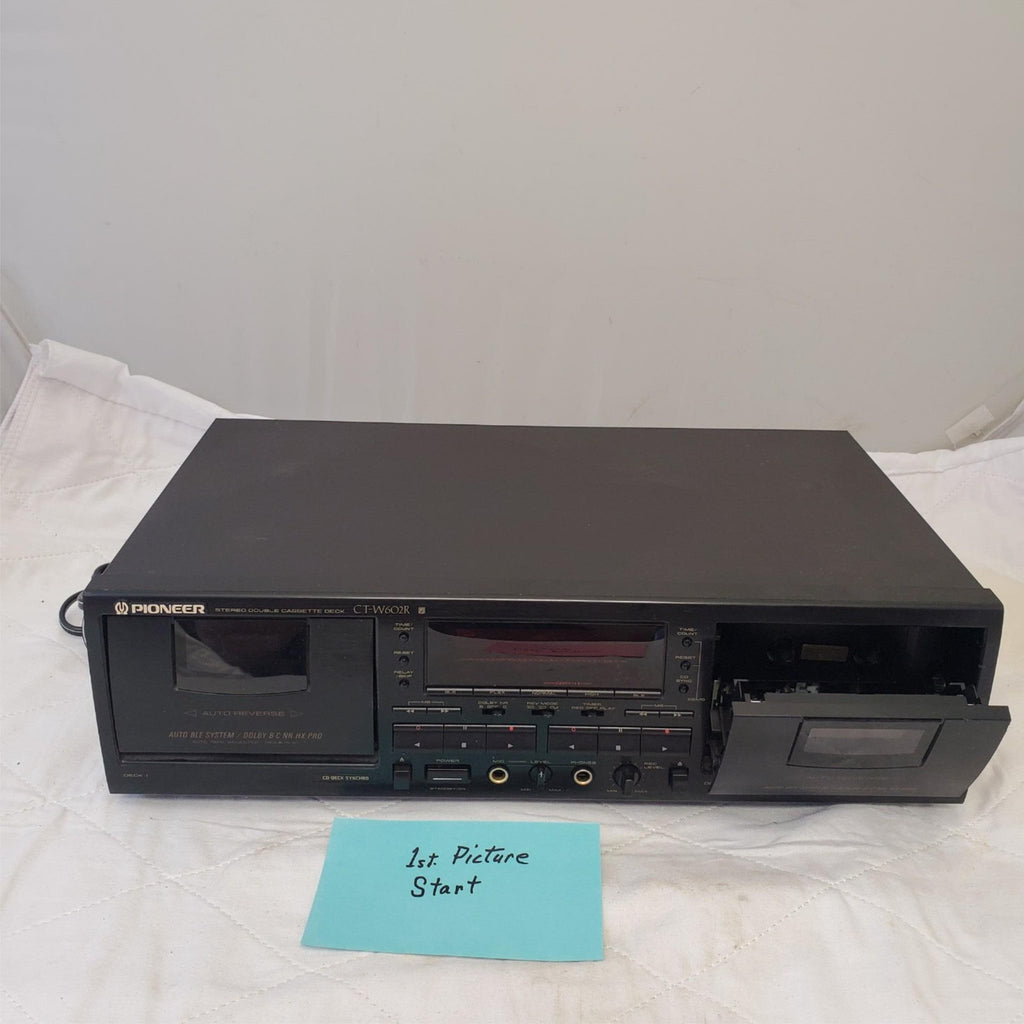Pioneer CT-W602R Stereo Double Cassette Deck