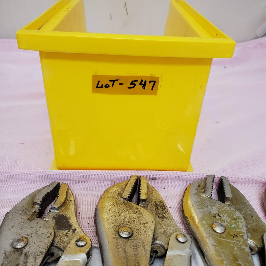 Lot of Vise Grip Straight Jaw Locking Pliers Set LOT-547
