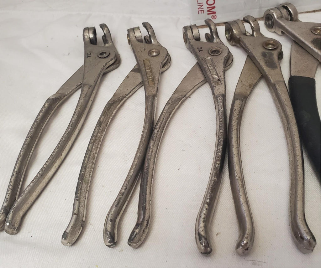 Lot of 7 Wedgelock Cleco Pliers Set Aviation Tool LOT-423