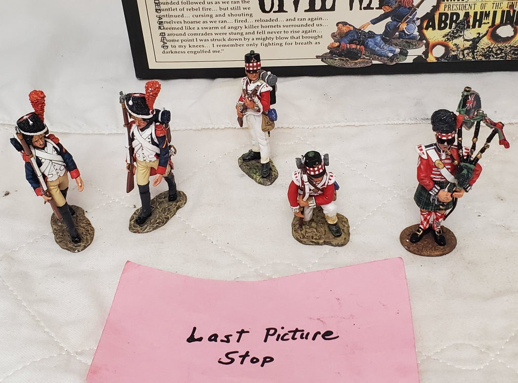 Set of 5 King and Country The Age of Napoleon Figurine