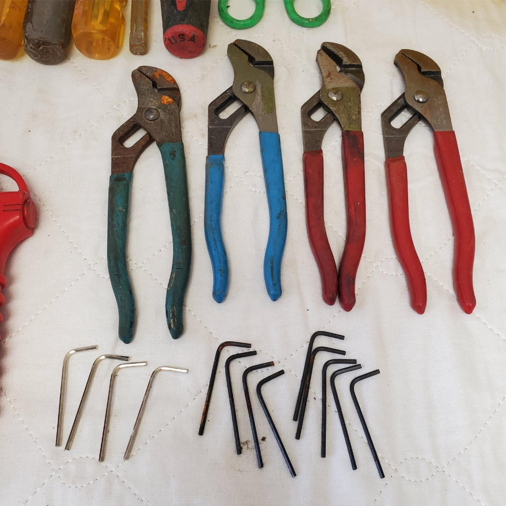 Lot of Assortment of Pliers, Scissors, Drivers & other Hand Tools LOT 354