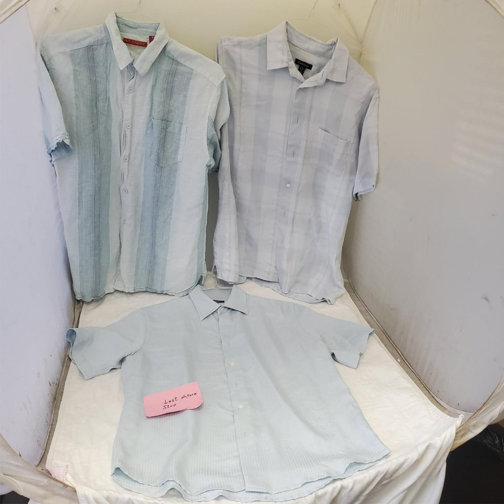 Lot of 3 Assorted Half Sleeve Shirts Size M