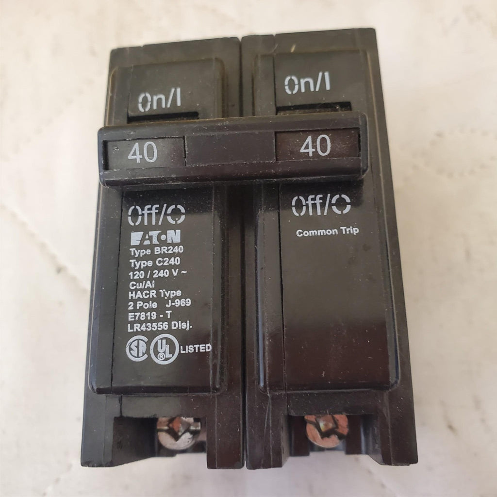 Large Lot of 33 Used Circuit Breakers Assorted #40