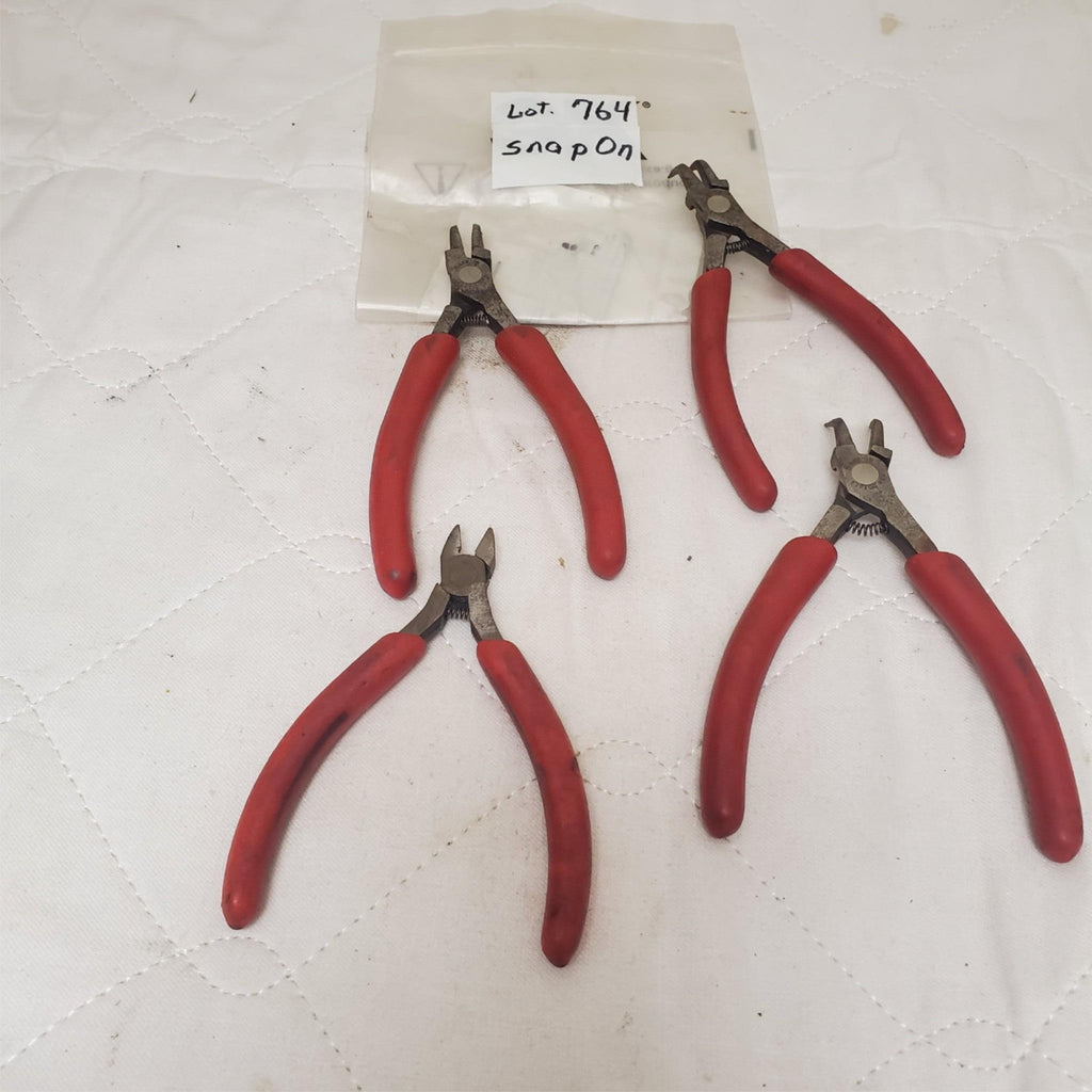 Lot of 4 Snap-On Electronic Pliers Tools Set LOT-764