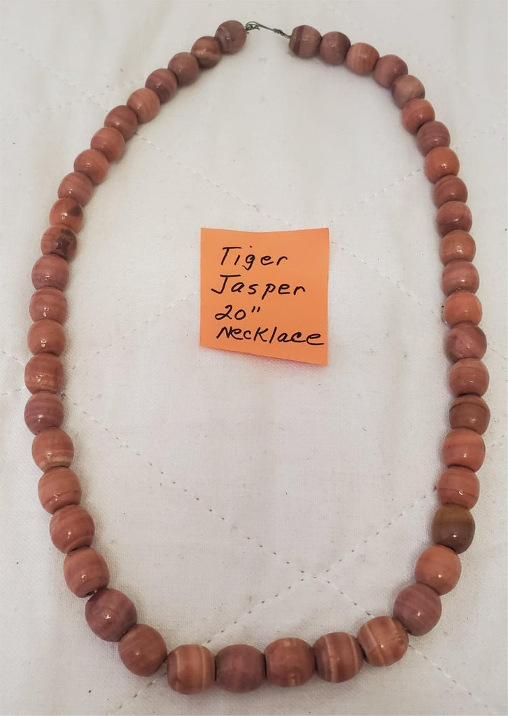 20" Tiger Jasper Necklace