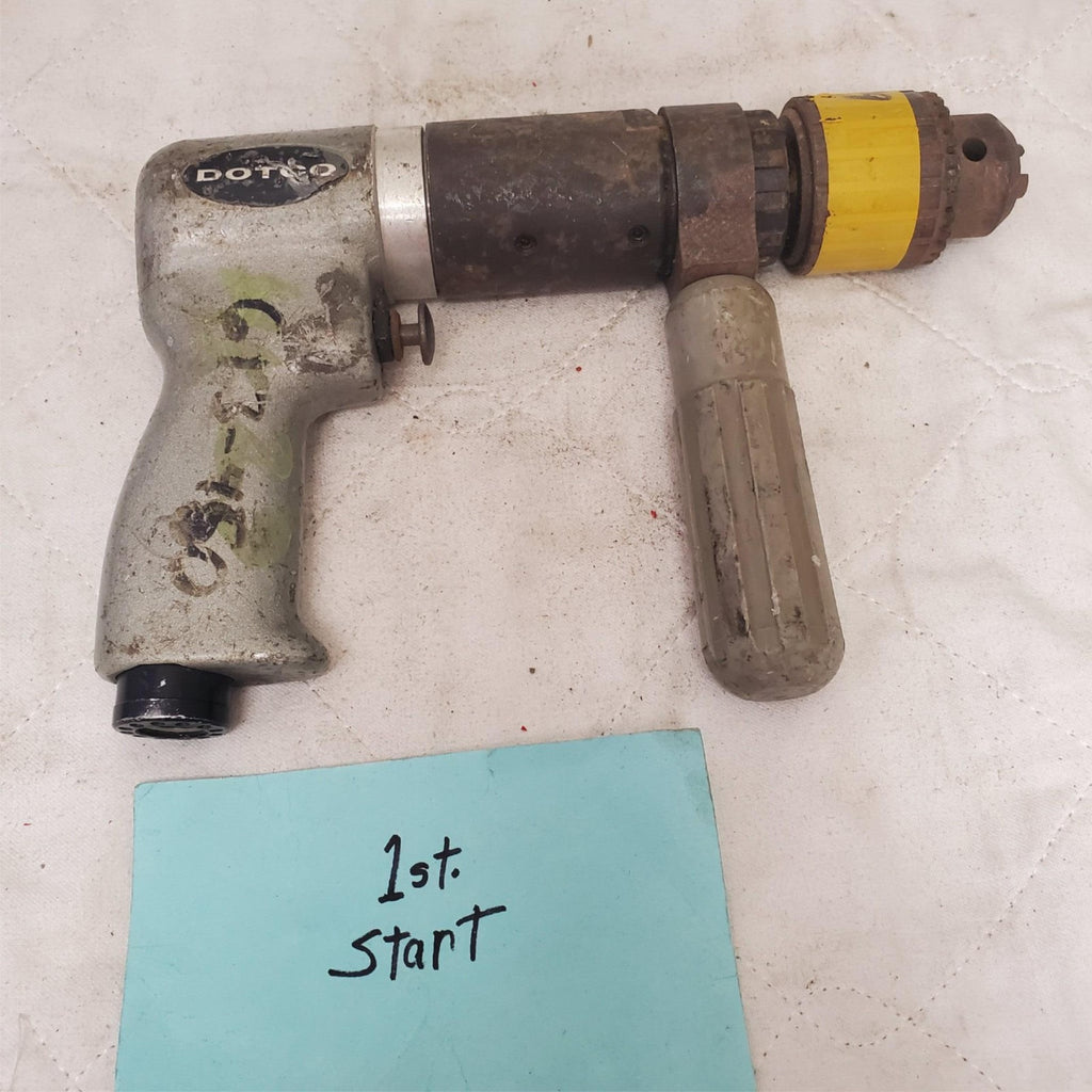 DOTCO 15C2989-53 Pistol Grip Pneumatic Air Drill w/ Handle Central Air Tool V9