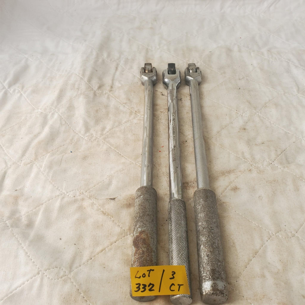 Lot of 3 PROTO & Other Drive Flex Head Breaker Bar Extension LOT 332
