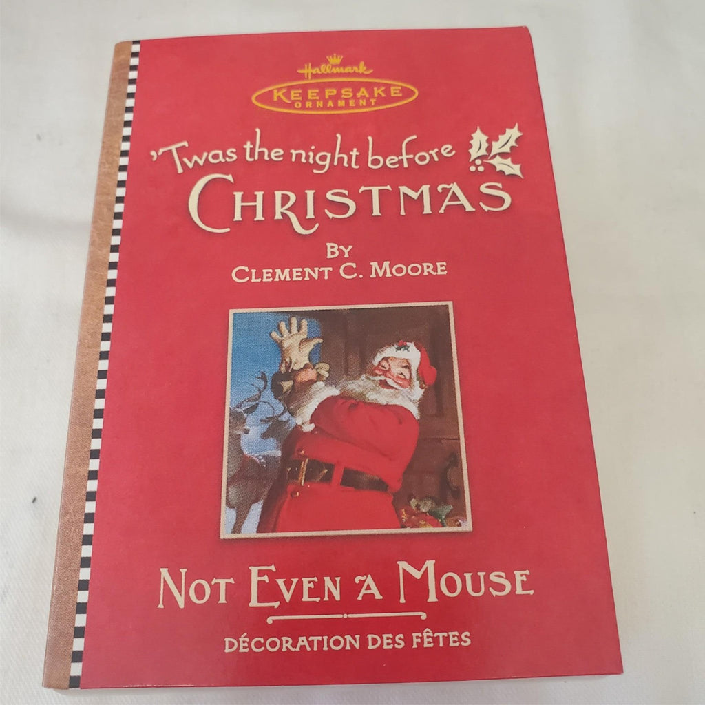 Set of 4 Hallmark Keepsake Ornament 2001 “Twas The Night Before Christmas” 