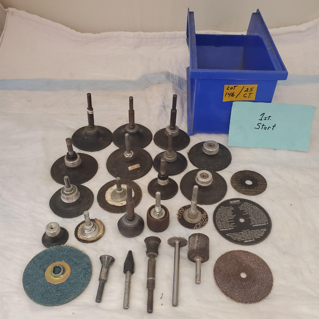 Lot of 25 Grinder Cutter Drill Bit Attachments LOT-146