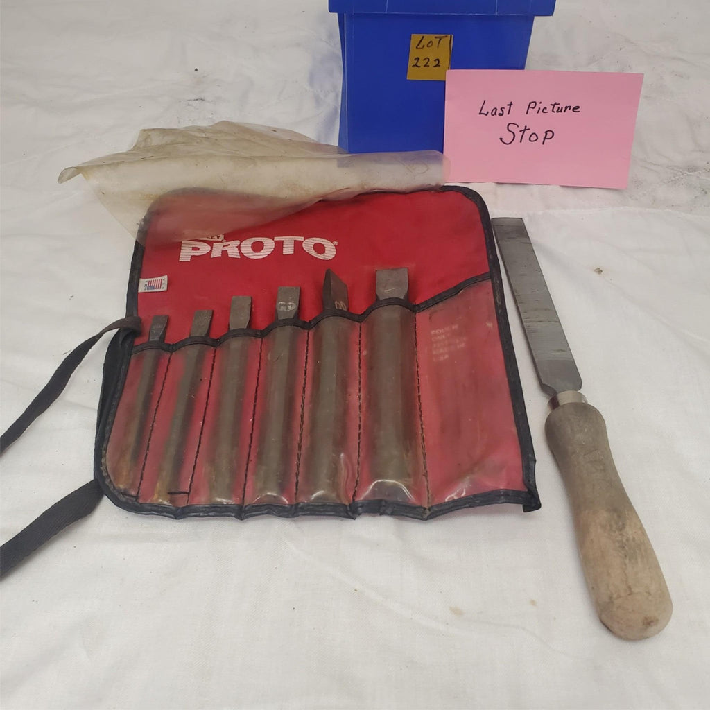 Stanley Proto Cold Chisel Set with Flat File LOT-222