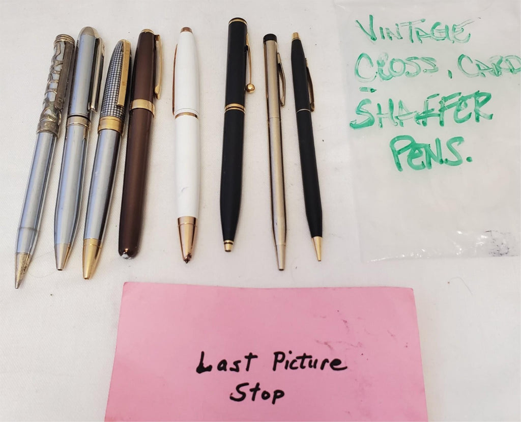 Lot of 8 Vintage Cross, Cardn, Sheaffer Pens