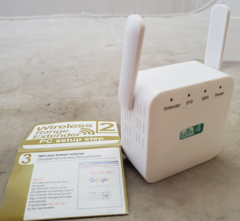 2.4Ghz WiFi Repeater Long Range Extender 300M Wireless Booster Signal Amplifier