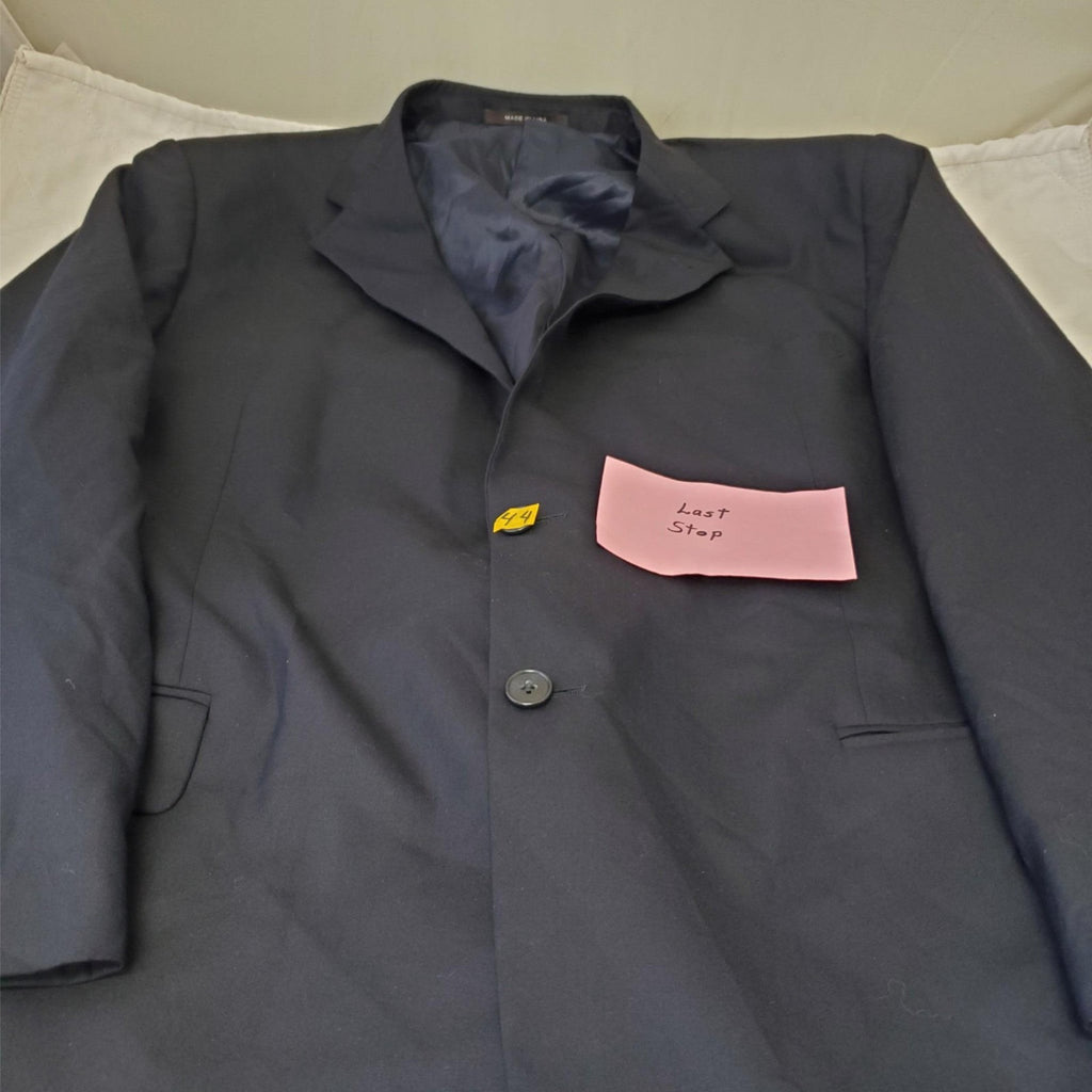 Joseph Abboud Collection Men's Navy Blue Blazer Suit Jacket Sport Coat 44R