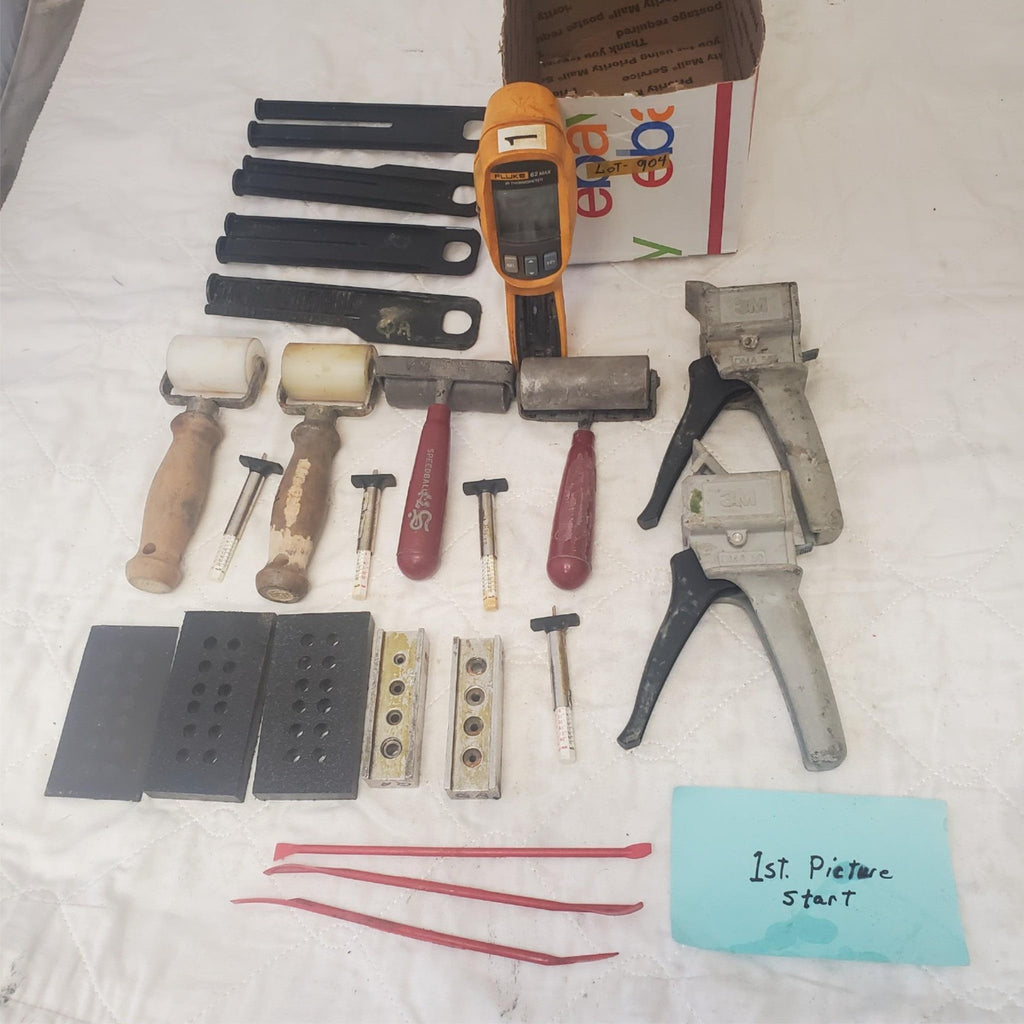 Mixed Crafting Tools Rollers, Clamps, Hole Punches, Digital Gauge & More LOT-904