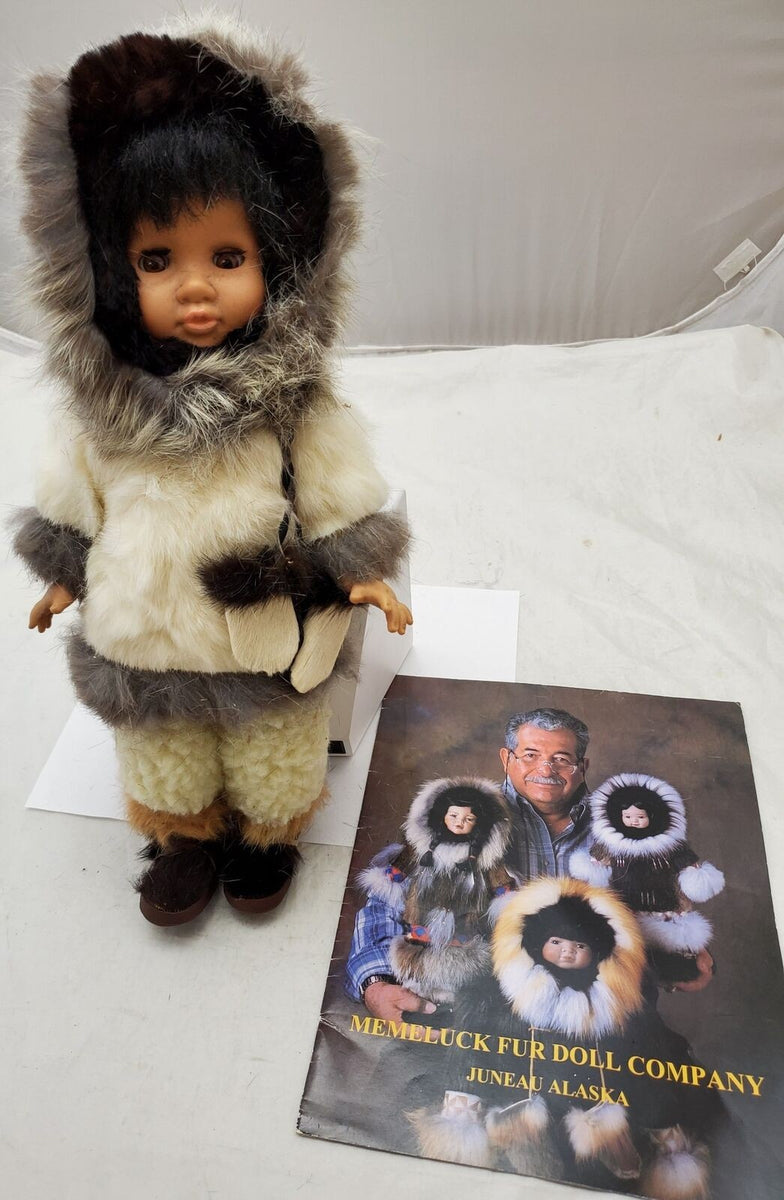 Vintage Beautiful Memeluck Fur Doll Company Made in Juneau Alaska ...