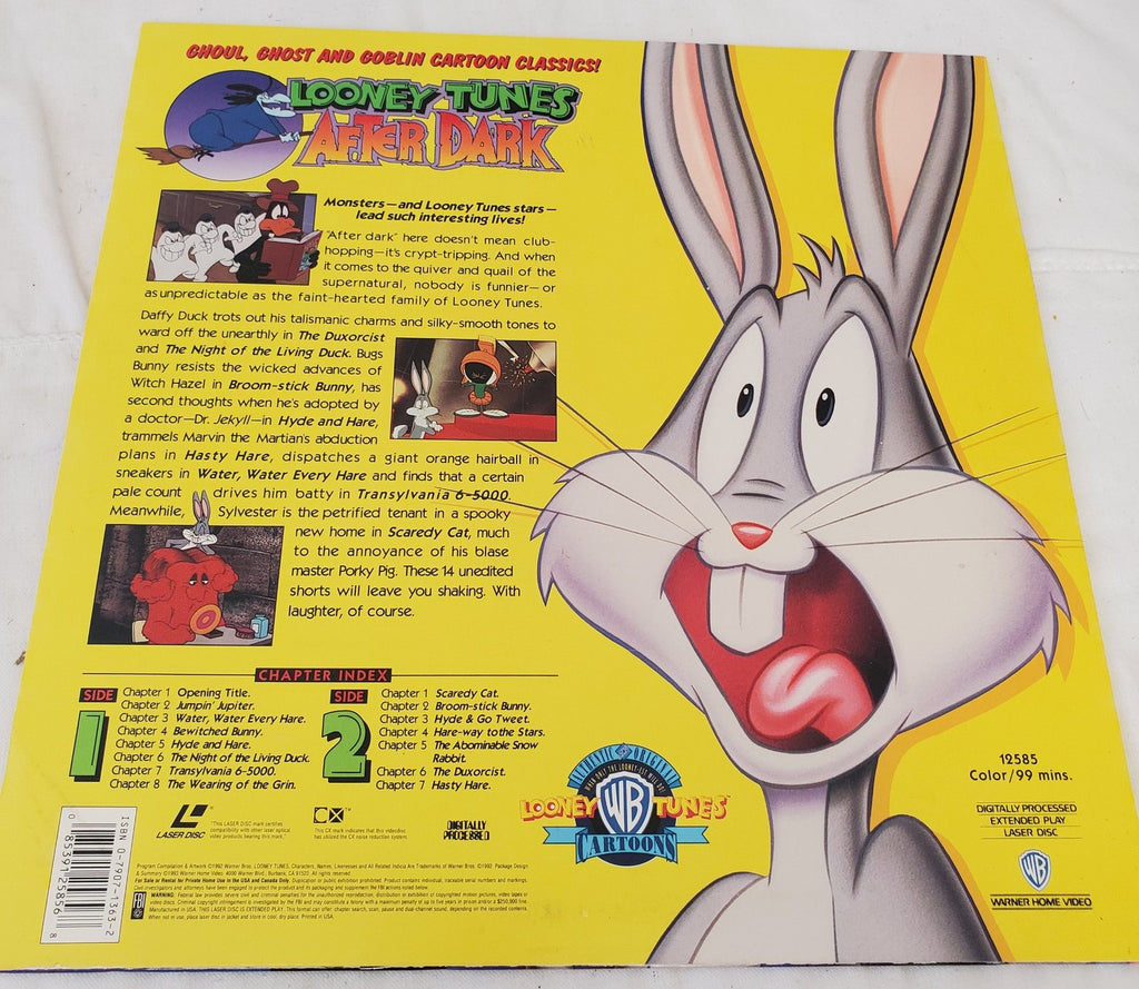 Looney Tunes After Dark - Ghoul, Ghost and Goblin Cartoon Classics LaserDisc