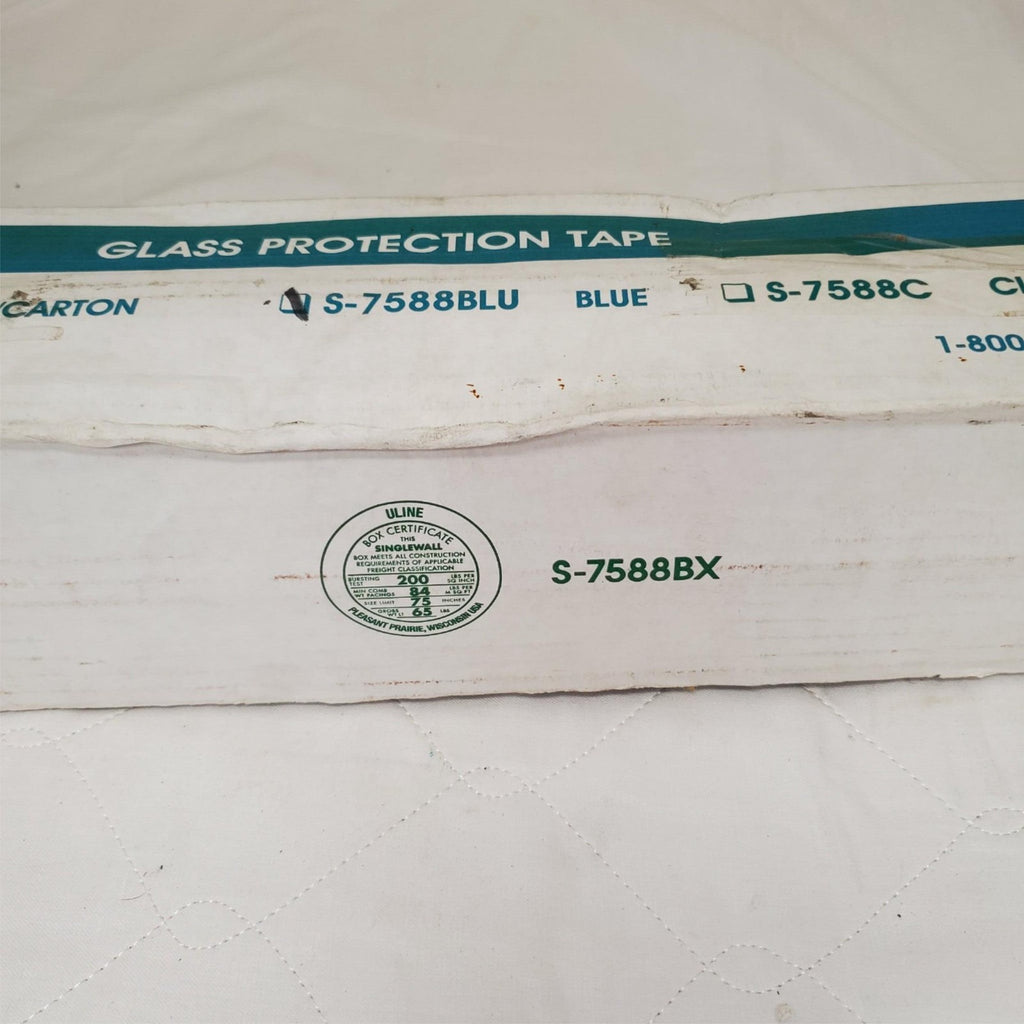 Uline 24" x 200' Blue Glass Protection Tape LOT-978