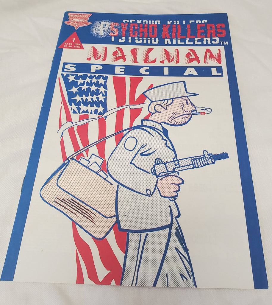 Psycho Killers Mailman Special #1 FN Comic Zone American Flag Cover 
