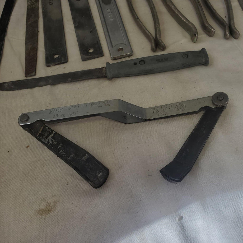 Lot of Wedgelock Pliers Measurment Tools Aviation Tool Sheet