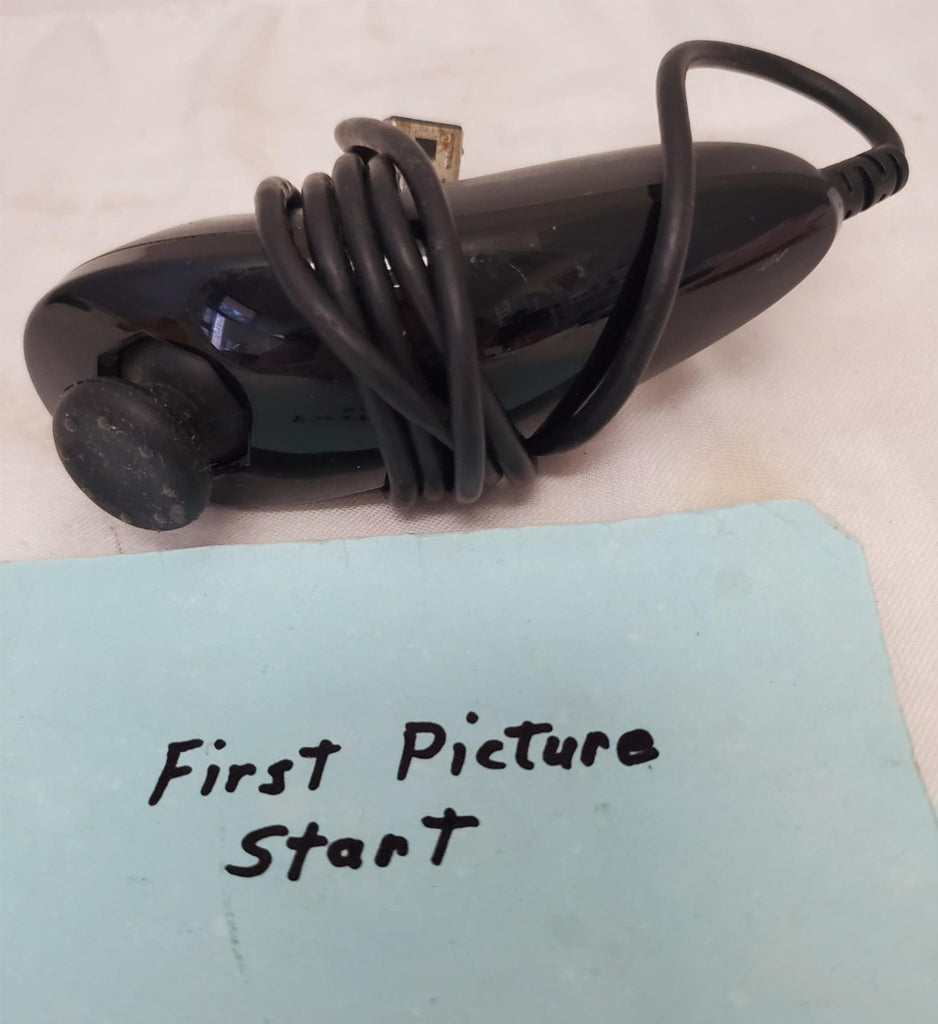 Nyko Kama Wired Nunchuk Black Controller for Nintendo Wii