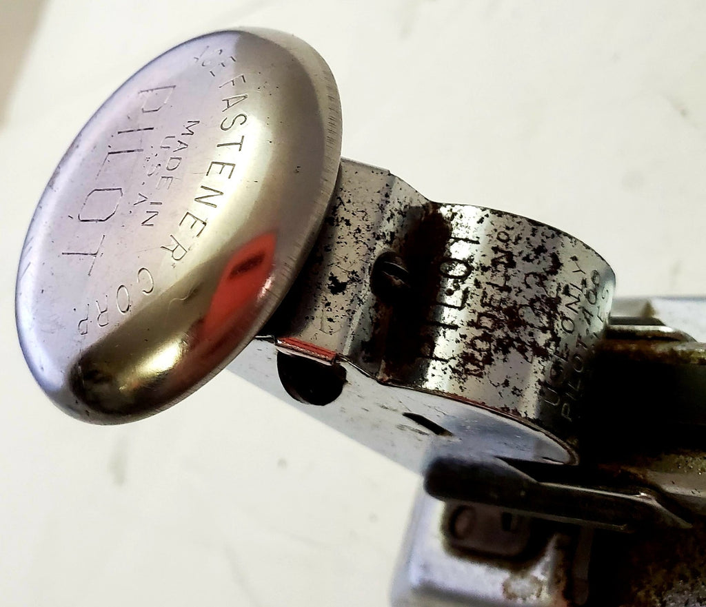 Vintage Ace Heavy Duty Chrome Pilot Stapler 402 Made in USA