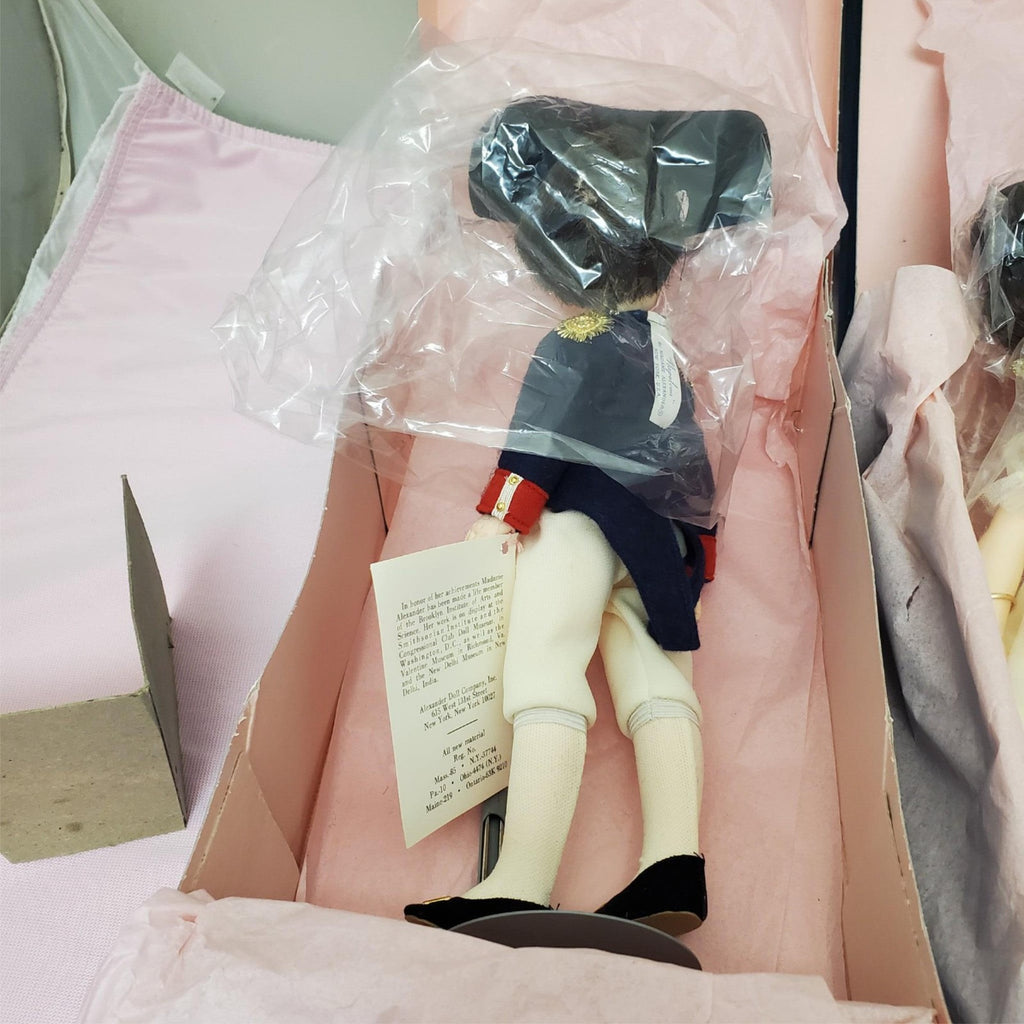Madame Alexander #1330 Napoleon #1335 Josephine Dolls Set with Box & Stand