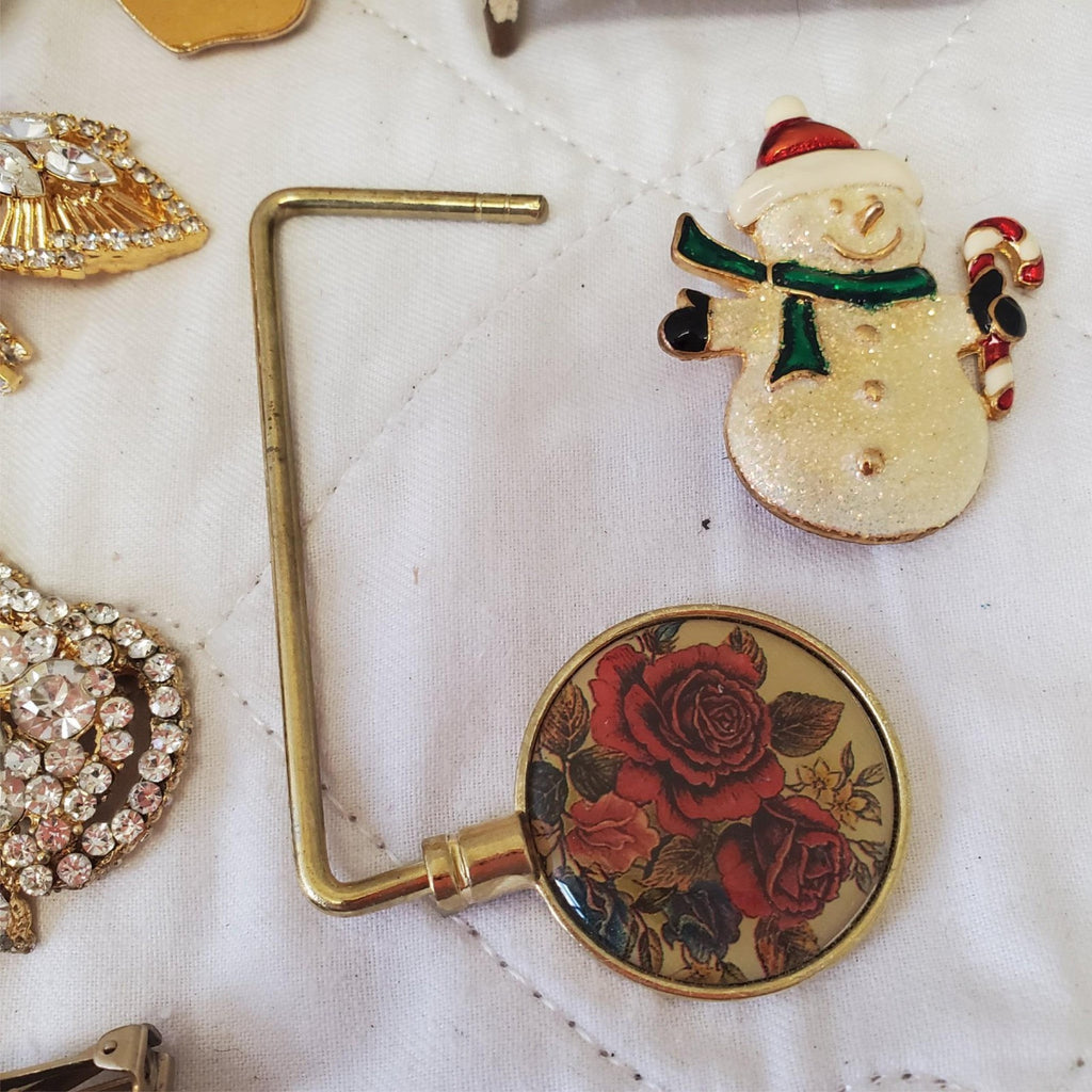 Lot of Assorted Various Brooch, Hair Clips, Pendent & Swiss Knife LOT-9
