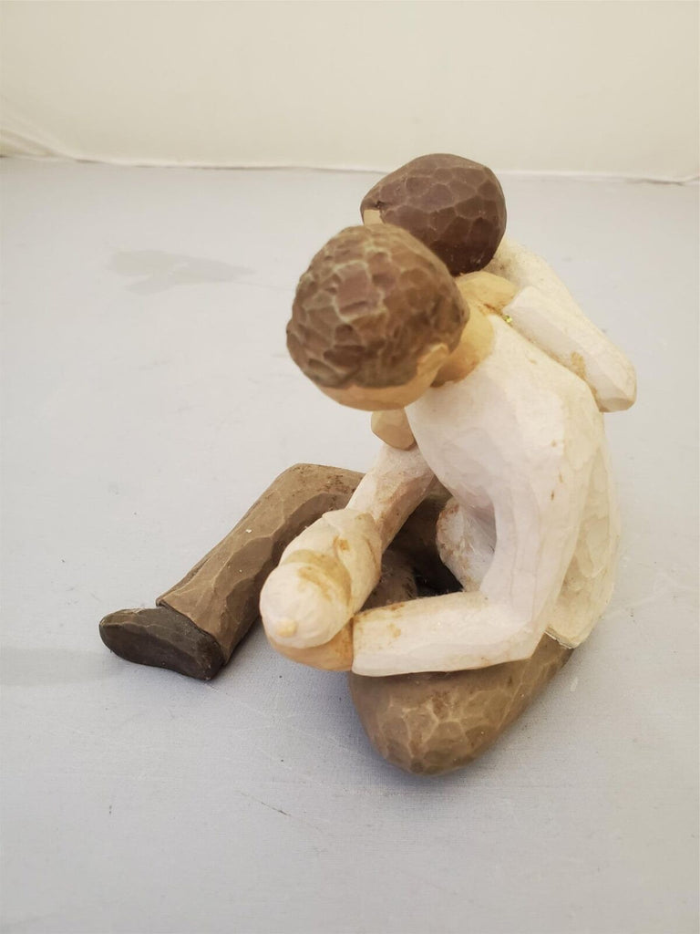 New Life Willow Tree Man Woman with Baby Figurine