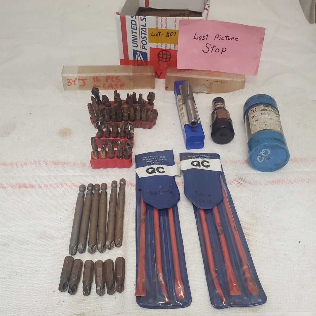 Lot of Tile Drill Bits, Torque-Set Bit & More LOT-801
