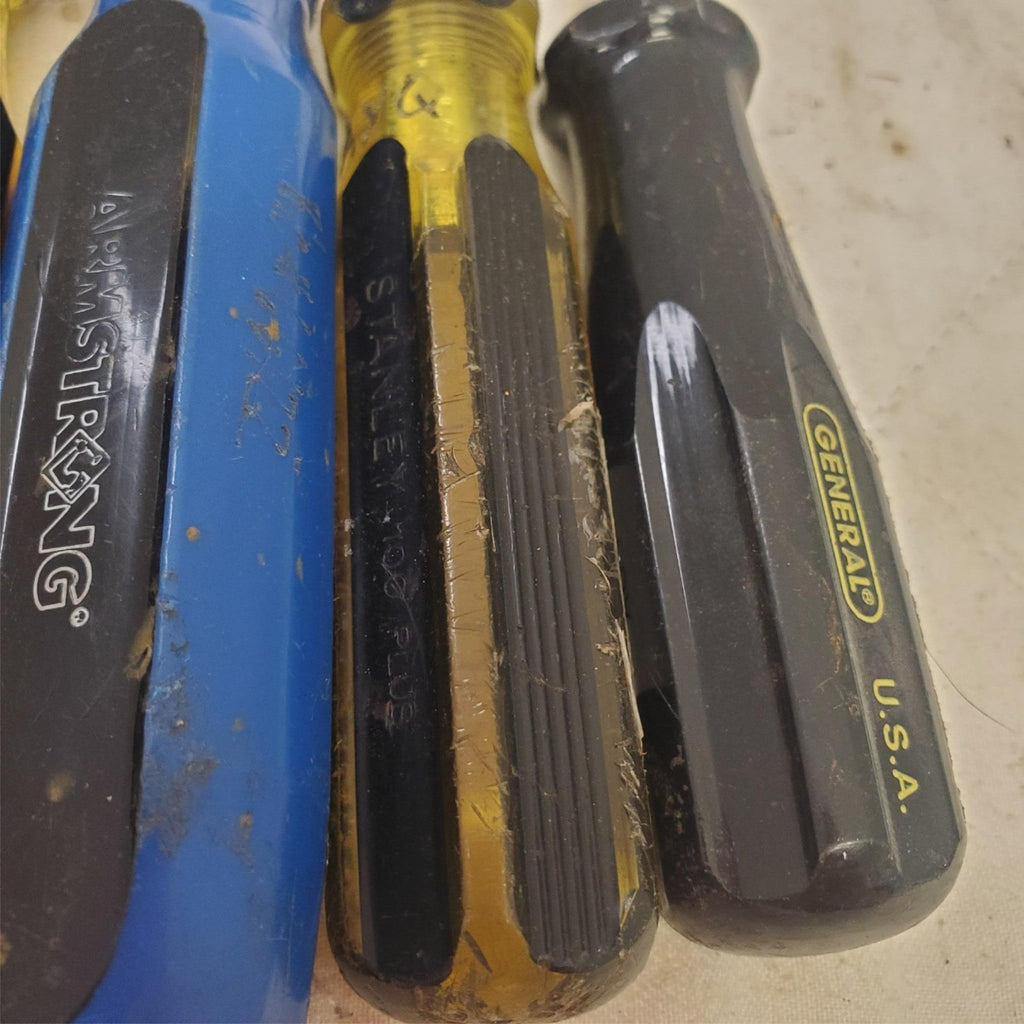 Lot of 5 Assorted Cotter Pin Puller Phillips Flat Tip Screwdriver Set LOT-843
