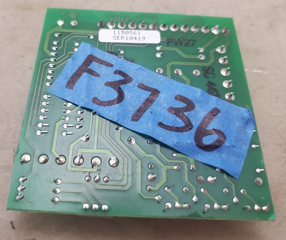 Used Trane Zettler Zone/Bypass Control Card Zzcardal010 21D150561G01 1150561