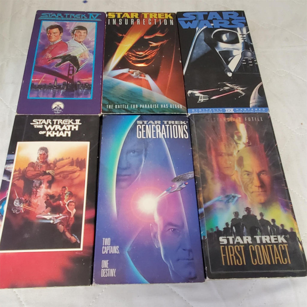 Star Trek II The Wrath of Khan, First Contact, A New Hope & More Original VHS