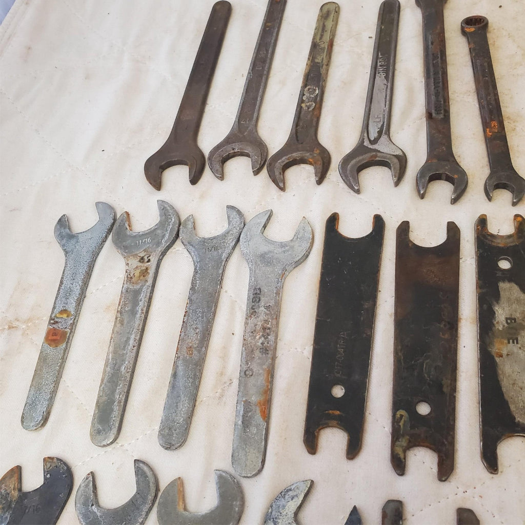 Lot of 40 Assorted Open End Service Wrench & other Wrench Tool LOT 486