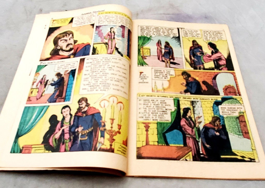 Vintage Classics Illustrated Comic Book Macbeth No 128 April 1967