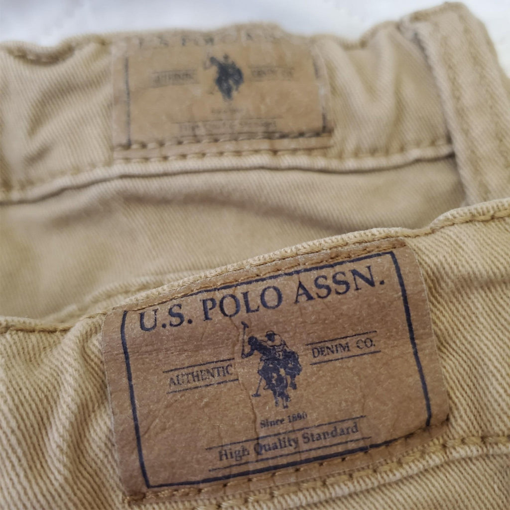 Lot of 4 U.S. Polo Assn. Honey Khaki Straight fit Denim Size 14