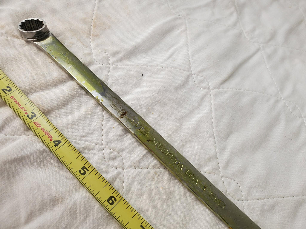Snap-On 9/16 - 5/8 XDES1820A Double-Ended Ring Wrench Tool LOT 296