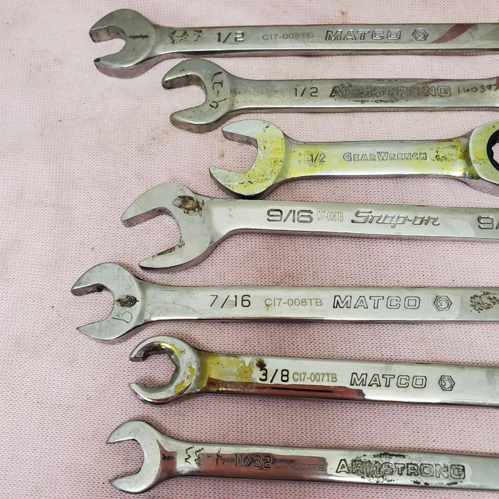 Lot of 12 Assorted Combination Wrench Set LOT-807