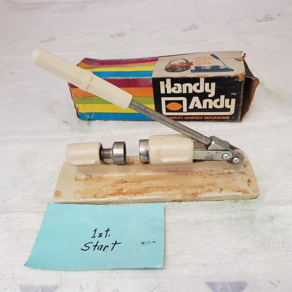 Handy Andy World's Handiest Cast Iron Nutcracker in Original Box