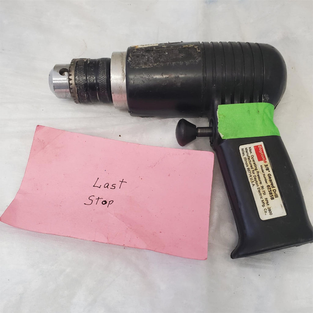 Dayton 6Z585B Pistol Grip Pneumatic Air Drill Air Tool VV-30