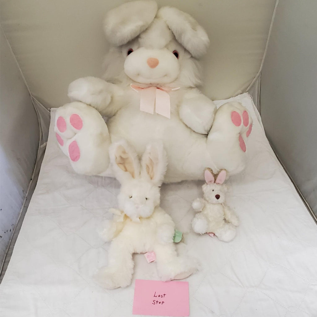 T.L. Toys Cranberry Patch Hare Bear Bunny Rabbit's Stuffed Animal Plush Lot