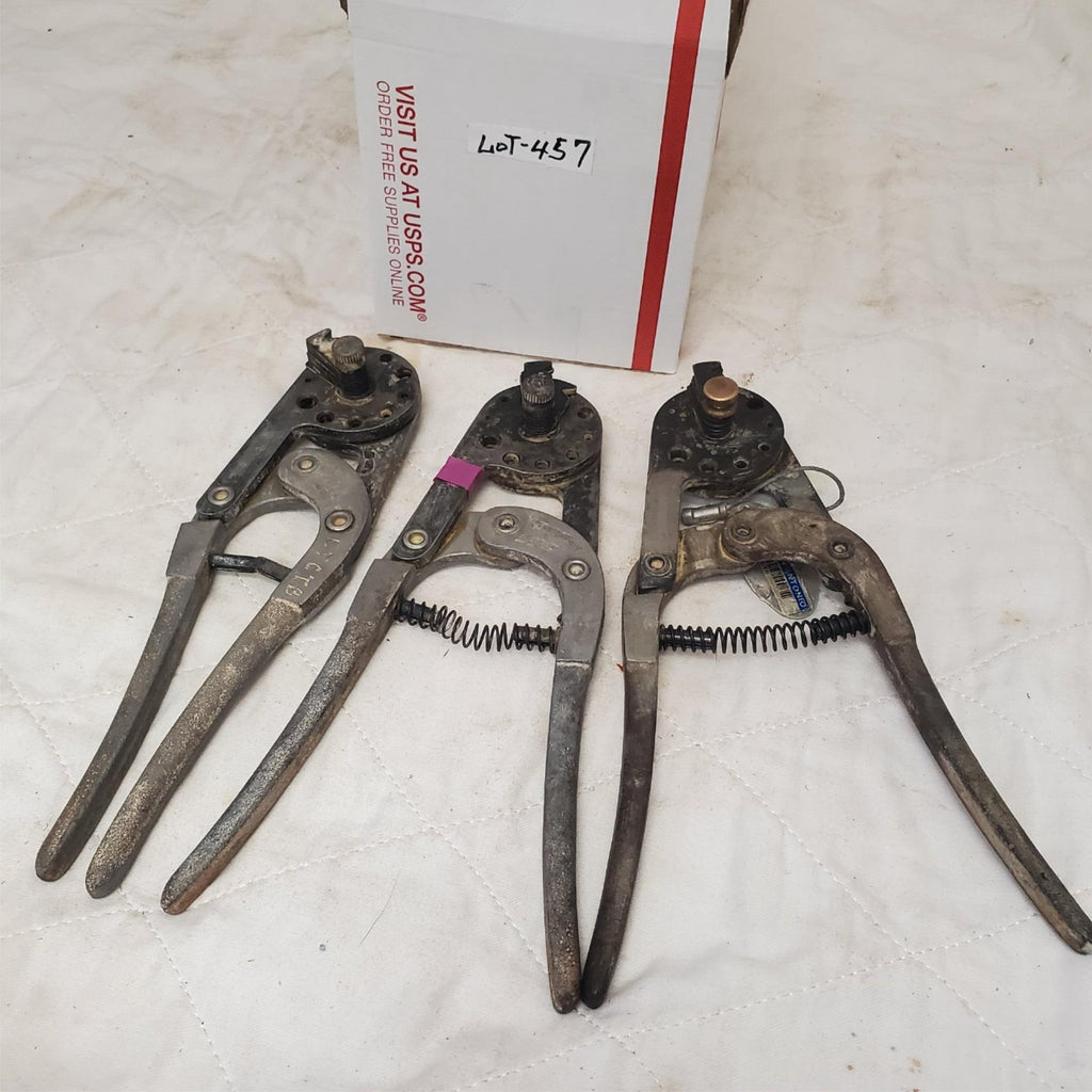 Lot of 3 Heavy Duty Rivet Cutter Hand Tool LOT-457