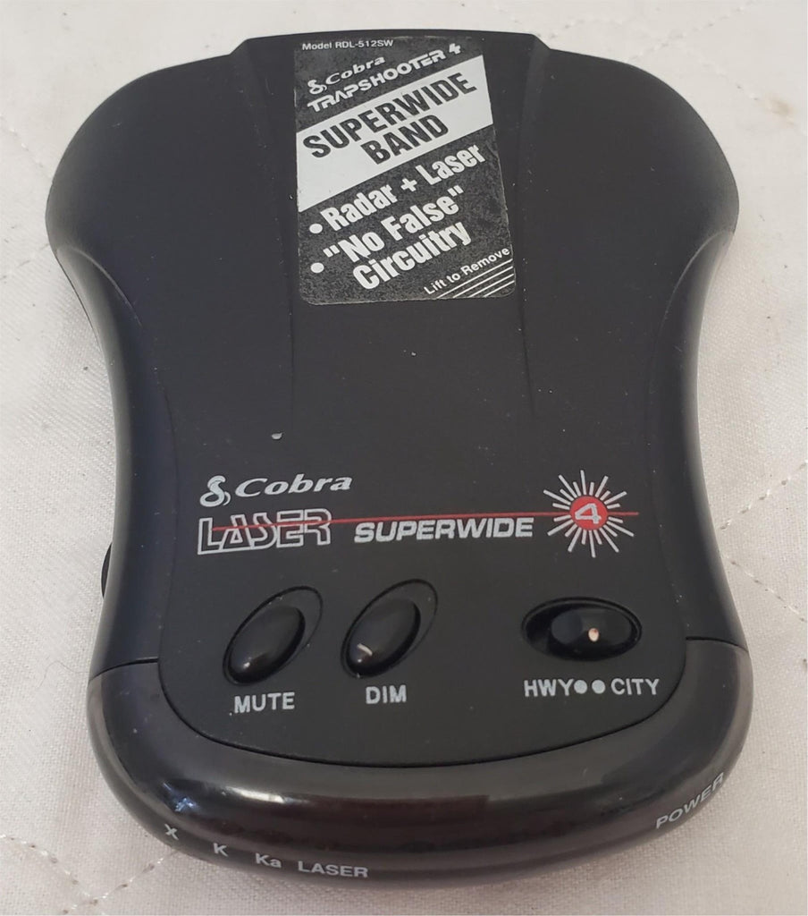 Cobra Trapshooter 4 RDL-512SW Superwide Band Radar Laser Detector