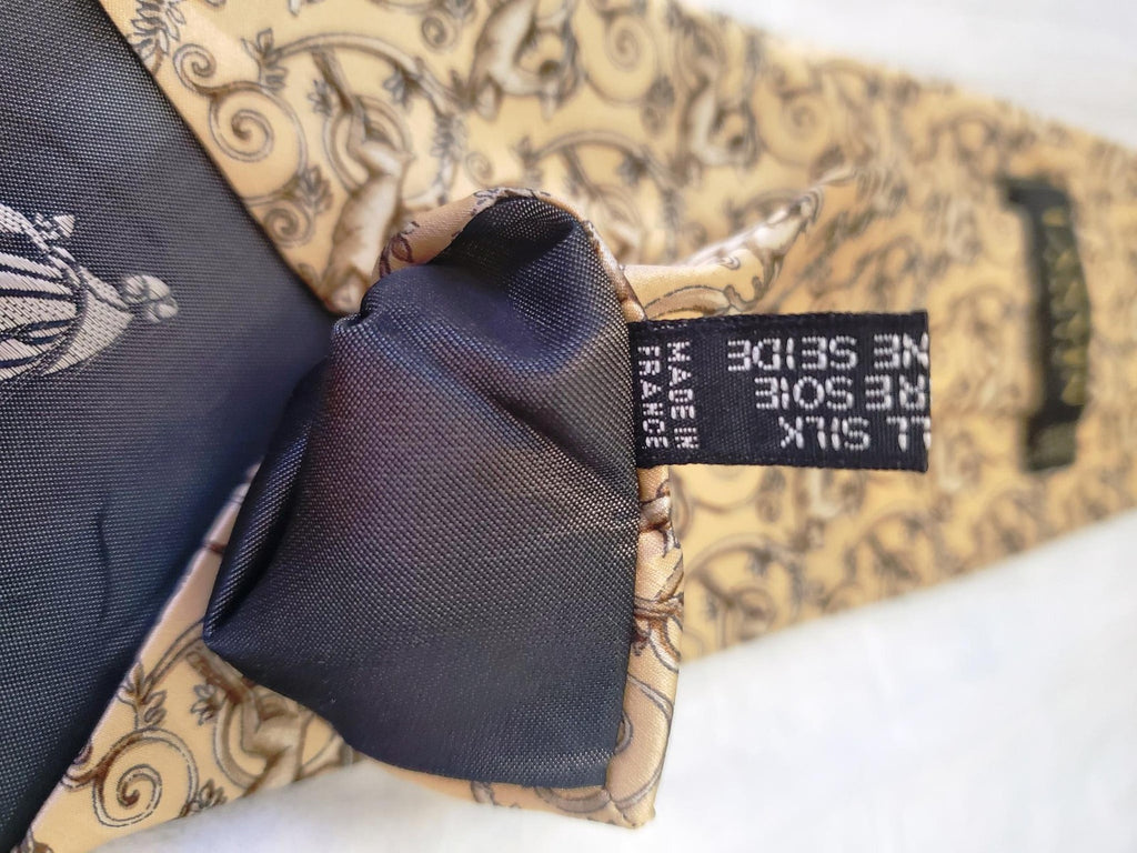 Vintage LANVIN Paris Men's Silk Neck Tie